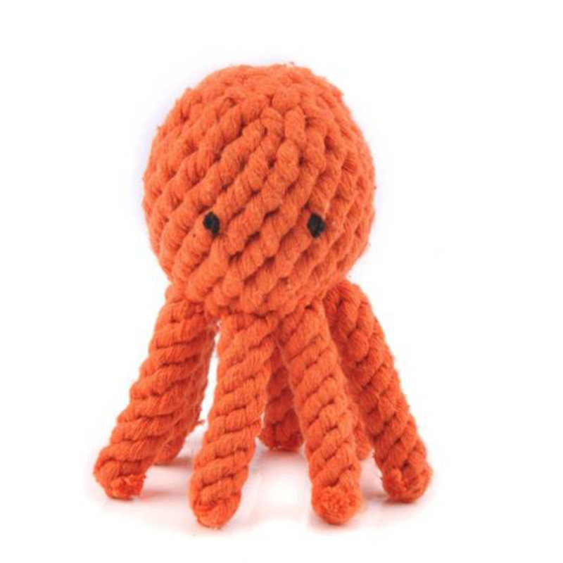 Poochy And Zoey Octopus Rope Dog Chew Toy | Poochyandzoey.com